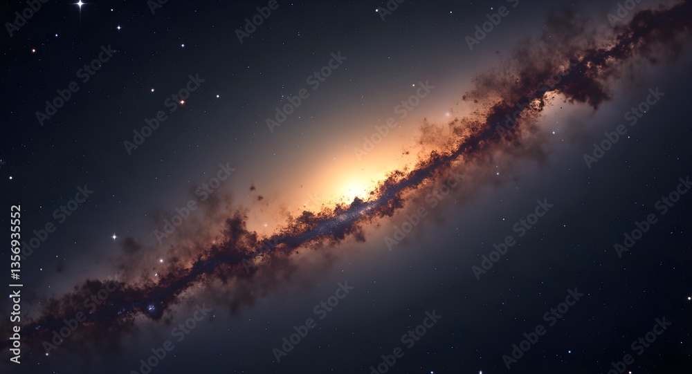 Fototapeta premium Galactic Core Majesty