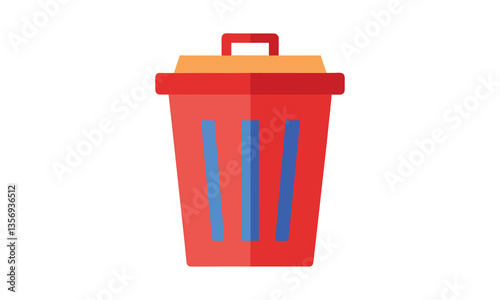 Trash Can Waste Recycle Bin