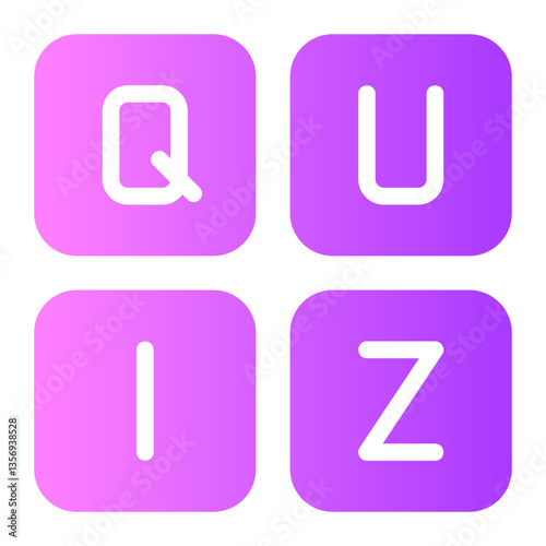 quiz gradient icon