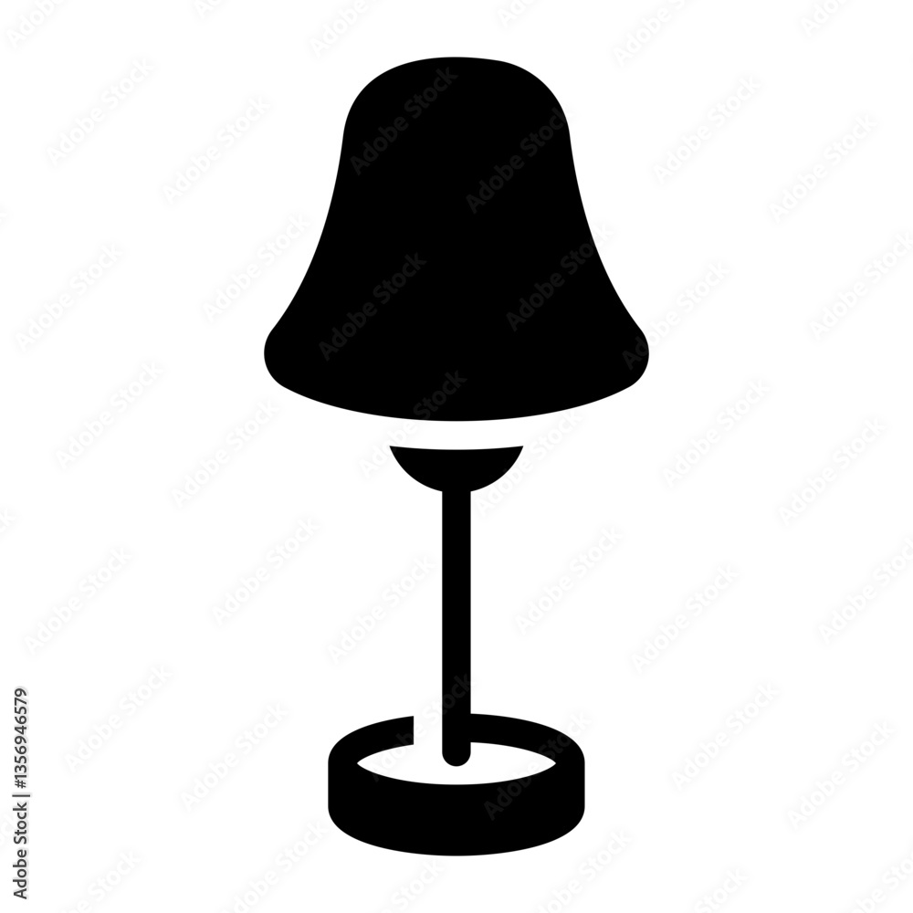 floor lamp glyph icon floor lamp glyph icon