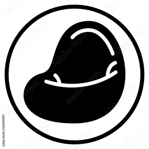 beanbag glyph icon