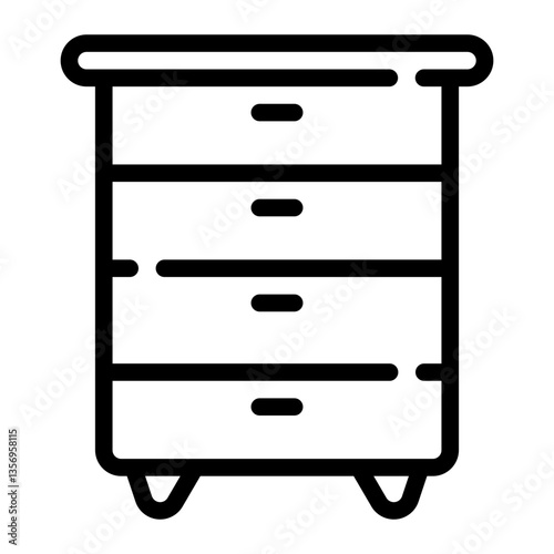 dresser line icon