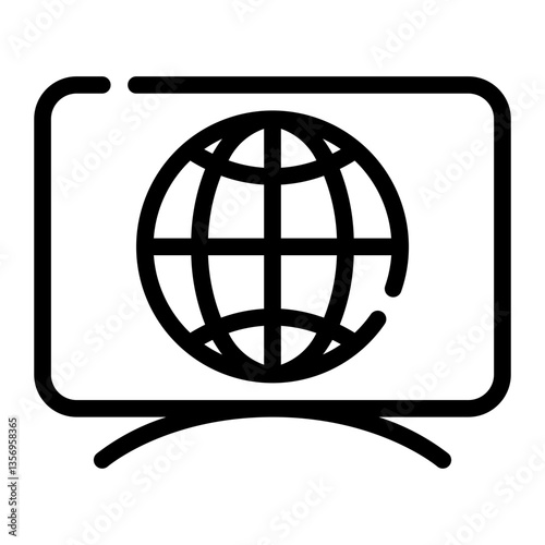 television line icon