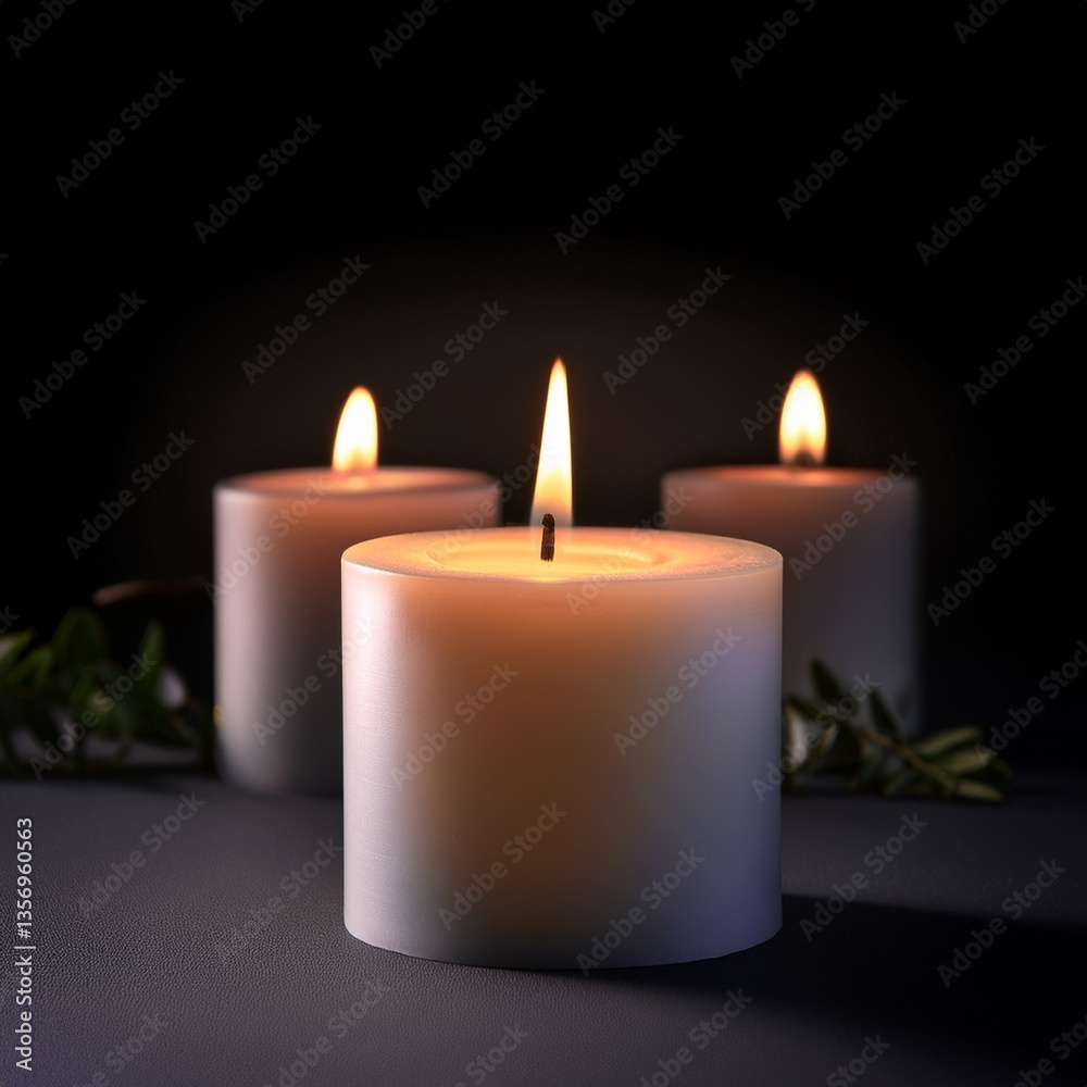 creative beautiful candles background, copy space for for use in meditation; and peace of mind concept creative beautiful candles background, copy space for for use in meditation; and peace of mind concept
