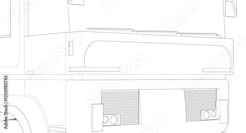 truck car for freight transportation