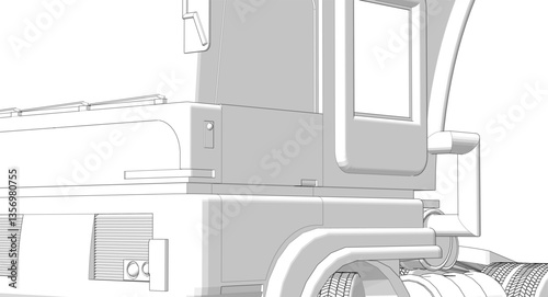 truck car for freight transportation