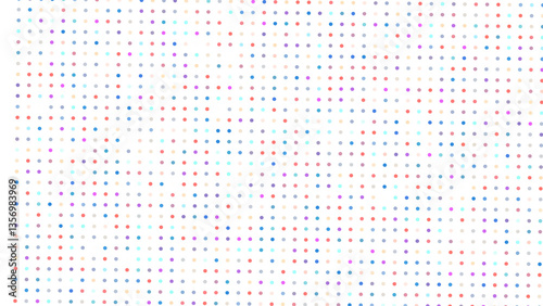 Colored Halftone Raster Design for Text