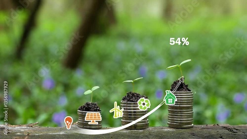 Digital infographic of CO2 level gauge percentage drop down to 0. Net Zero Emissions by 2050 policy animation concept,Net zero emission ,2050, carbon neutral concept.CO2 reduce.Net zero greenhouse gas