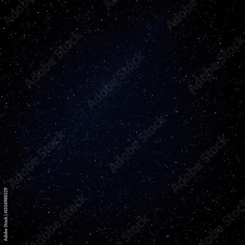 Vast, inky black sky brimming with countless twinkling stars, astronomy, deep space