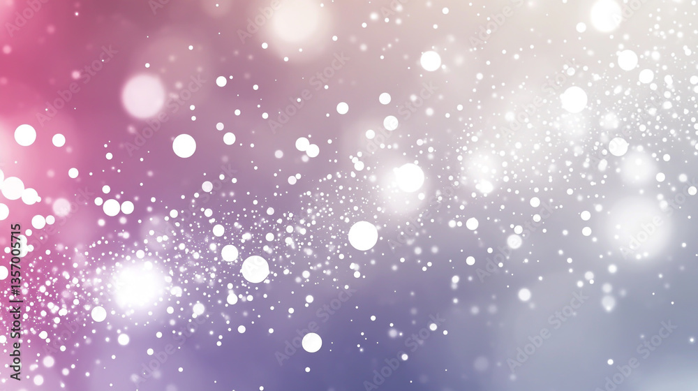 Obraz premium Abstract background with white dots and gradient, dots on the surface of digital particles.