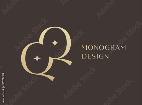 QQ letter logo icon design. Classic style luxury initials monogram.