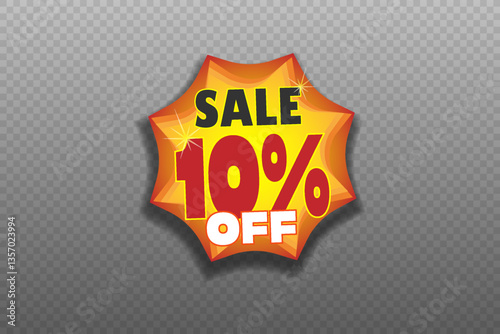Mega sale banner discount up to 10%.