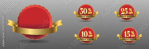 A set of banners, discounts and sales.