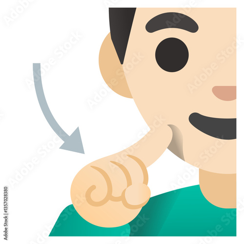 Gesture for "You" in ASL