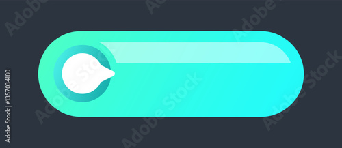 Futuristic lower third interface illustration. Video overlay element.