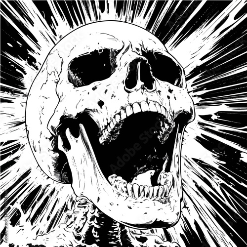 skull screaming
