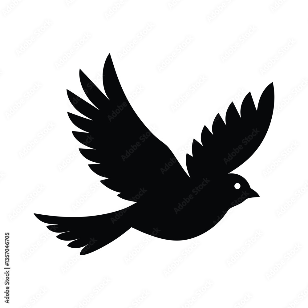 Obraz premium dove of peace flying in sky