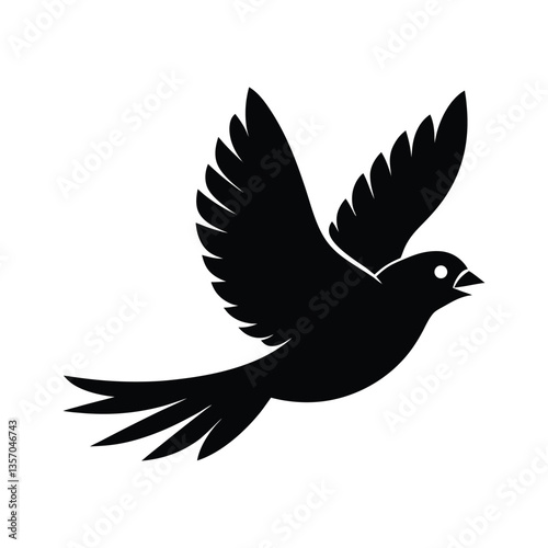 dove of peace flying in sky 