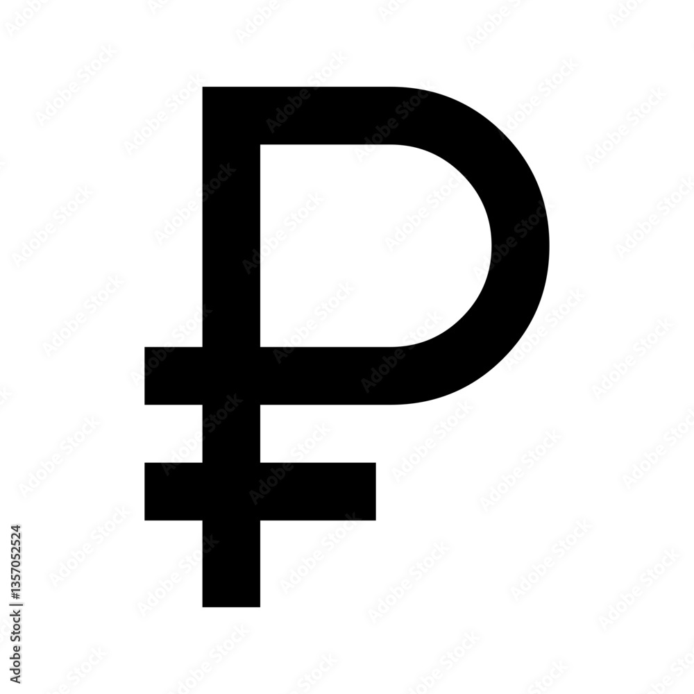 Ruble Currency Icon Ruble Currency Icon