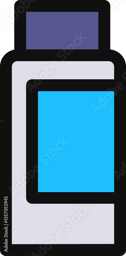 Cosmetic Cream Filled line Icon