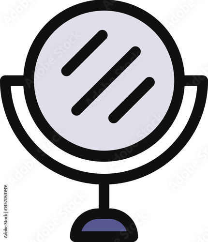Mirror Filled line Icon