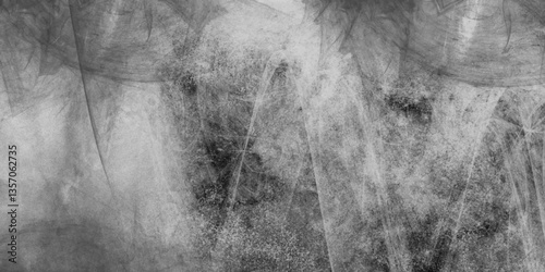 Abstract white and gray isolated cloud cumulus clouds. Gray aquarelle painted realistic fog or mist smoky textured canvas design. White and ash messy wall stucco texture