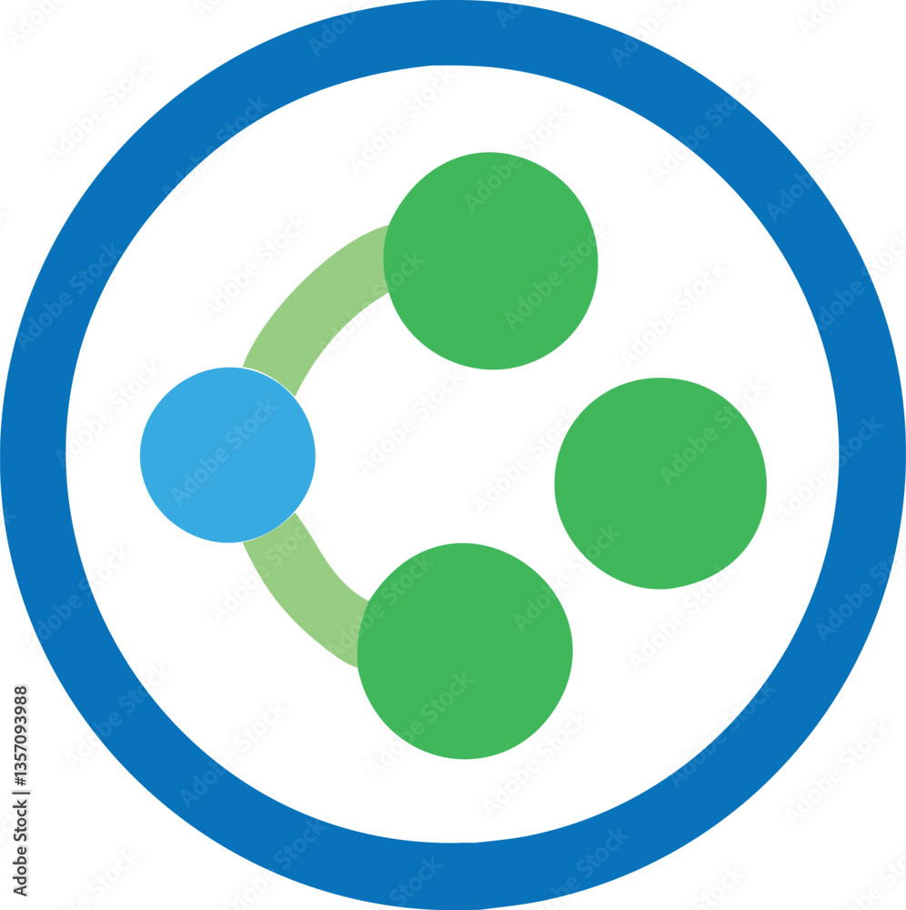 Abstract Atom Symbol Design for Technology or Science Abstract Atom Symbol Design for Technology or Science