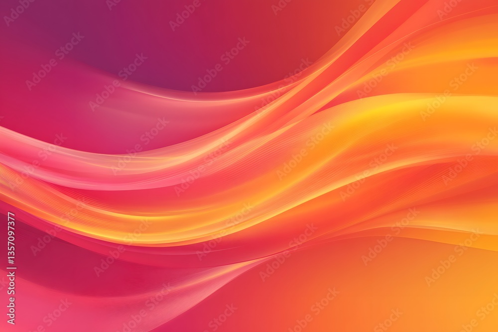 Abstract colorful flowing waves display a vibrant and dynamic effect Abstract colorful flowing waves display a vibrant and dynamic effect