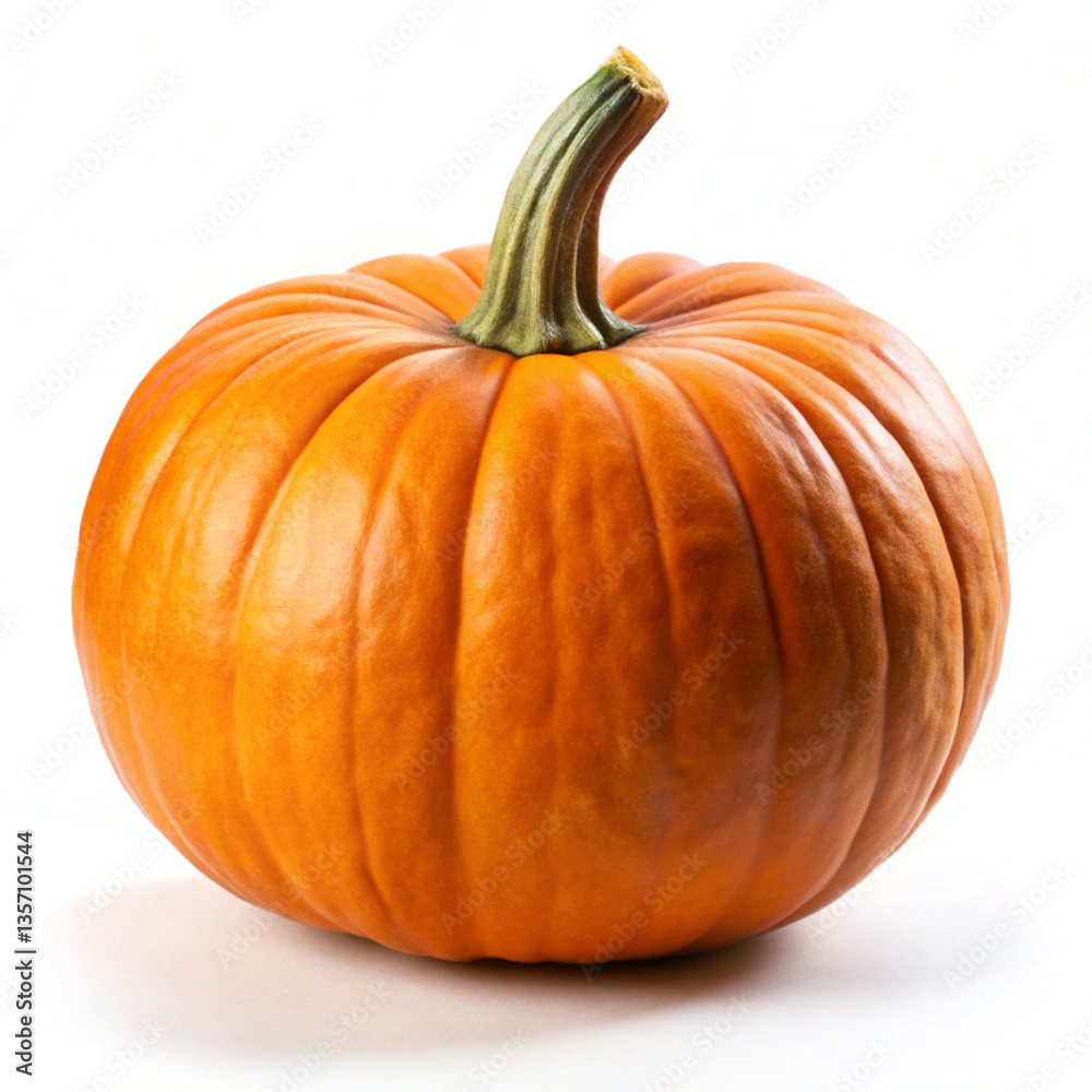 Obraz premium Ripe pumpkin on wooden surface