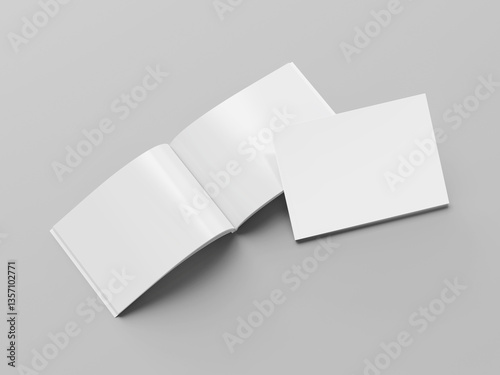 Landscape brochure mockup