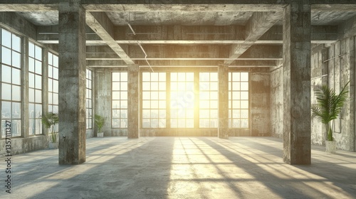 Sunlit Industrial Loft: A Modern Urban Oasis