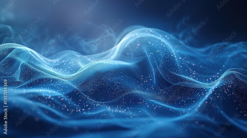 Unraveling the Allure of Technology Curve on a Blue Background Unraveling the Allure of Technology Curve on a Blue Background