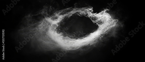 a swirling cloud formation with a dark background that looks like an eye