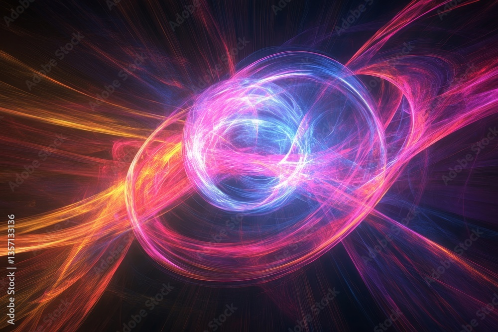 a visual representation of an abstract energy field with a bright and dynamic glow. The artwork depicts swirling patterns of vibrant colors, creating a sense of movement and cosmic energy a visual representation of an abstract energy field with a bright and dynamic glow. The artwork depicts swirling patterns of vibrant colors, creating a sense of movement and cosmic energy