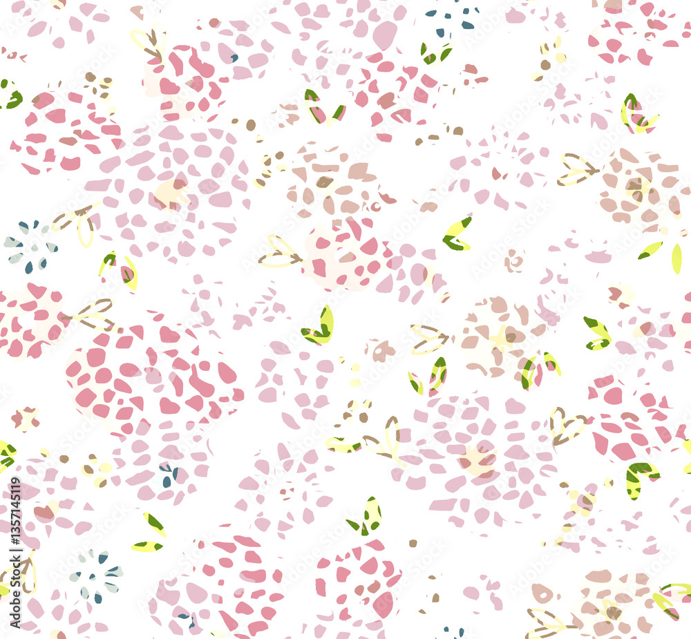 abstract leopard pattern