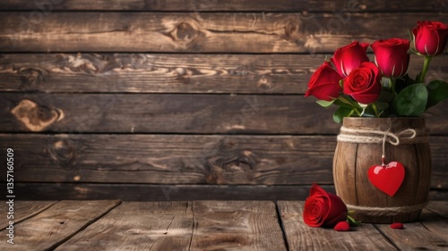 A romantic and charming Valentine's Day-themed background featuring hearts, soft colors, and empty space for text or designs, perfect for greeting cards, invitations, or digital graphics