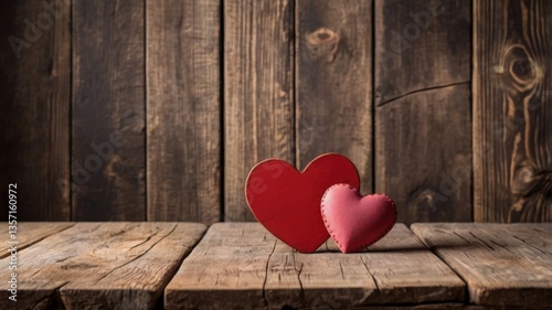 A romantic and charming Valentine's Day-themed background featuring hearts, soft colors, and empty space for text or designs, perfect for greeting cards, invitations, or digital graphics