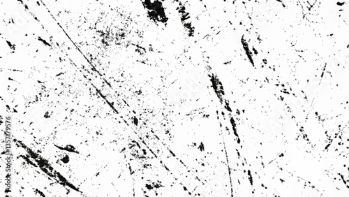 Grunge texture white and black. Sketch abstract to Distressed Effect. Overlay Distress grain monochrome design. Stylish modern background for different print products. 