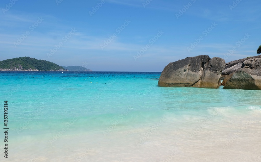 Beautiful blue beach in South Thailand Beautiful blue beach in South Thailand
