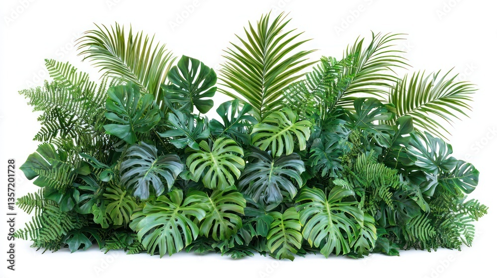 Fototapeta premium Tropical Foliage Bush