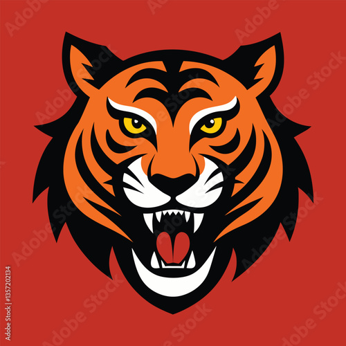 tiger head mascot