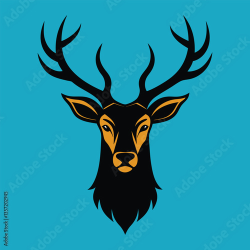 deer head vector