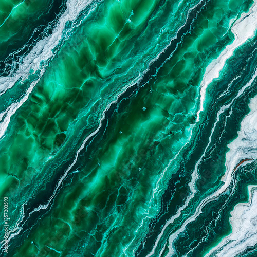 Emerald marble texture