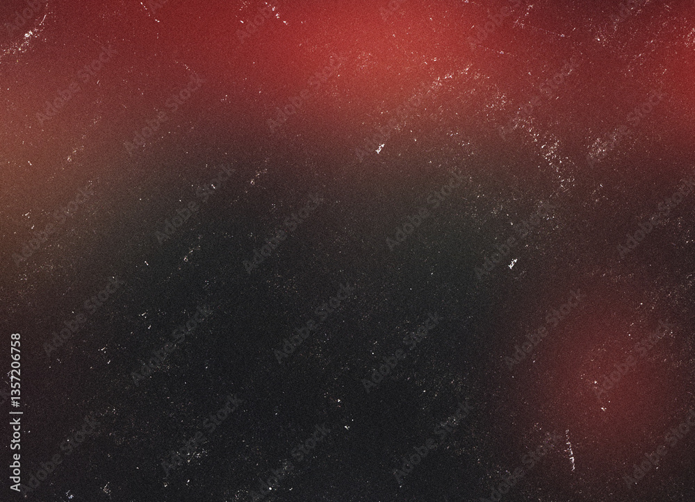 Fototapeta premium Lens Optical Flare Glare Grunge Scratches and Dust Film Noise Grain Overlay Red Effect Vintage Retro Abstract Bokeh and Light Leaks with Retro Camera Defocused Blur. Screen Overlay Mode for Photo edit