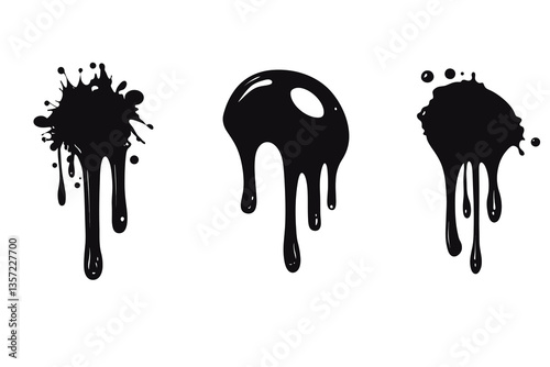 Obraz na płótnie vector illustration of a paint splashes w salonie