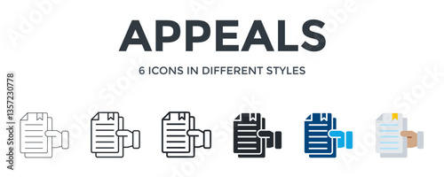 Foto Appeals Icon In Different Style Vector Illustration