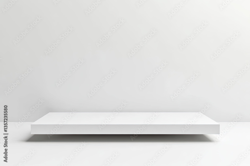 High Quality Visual of Platform Isolated on White Background 3D Rendering Illustration High Quality Visual of Platform Isolated on White Background 3D Rendering Illustration