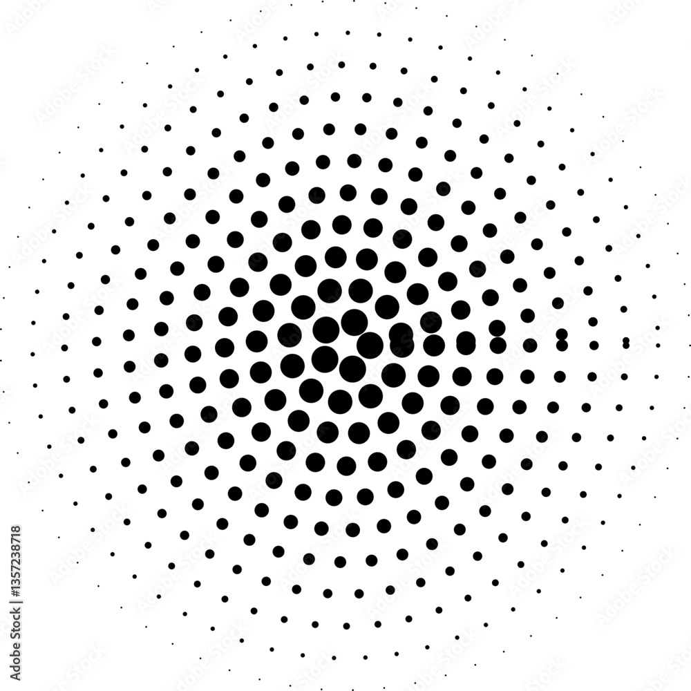 Abstract Halftone circles dot isolated on transparent background Abstract Halftone circles dot isolated on transparent background