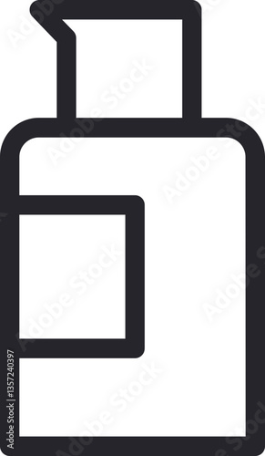 Shampoo Outline Icon
