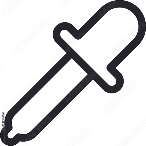 Serum Droper Outline Icon